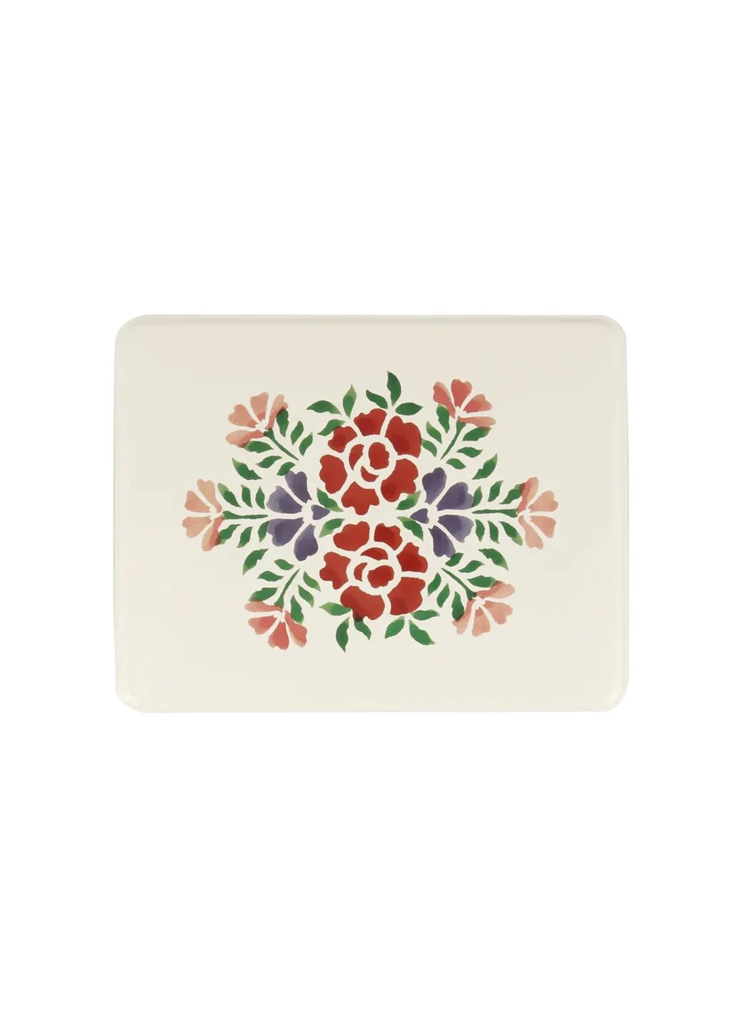 Antique Roses Medium Shallow Tin - Image 2