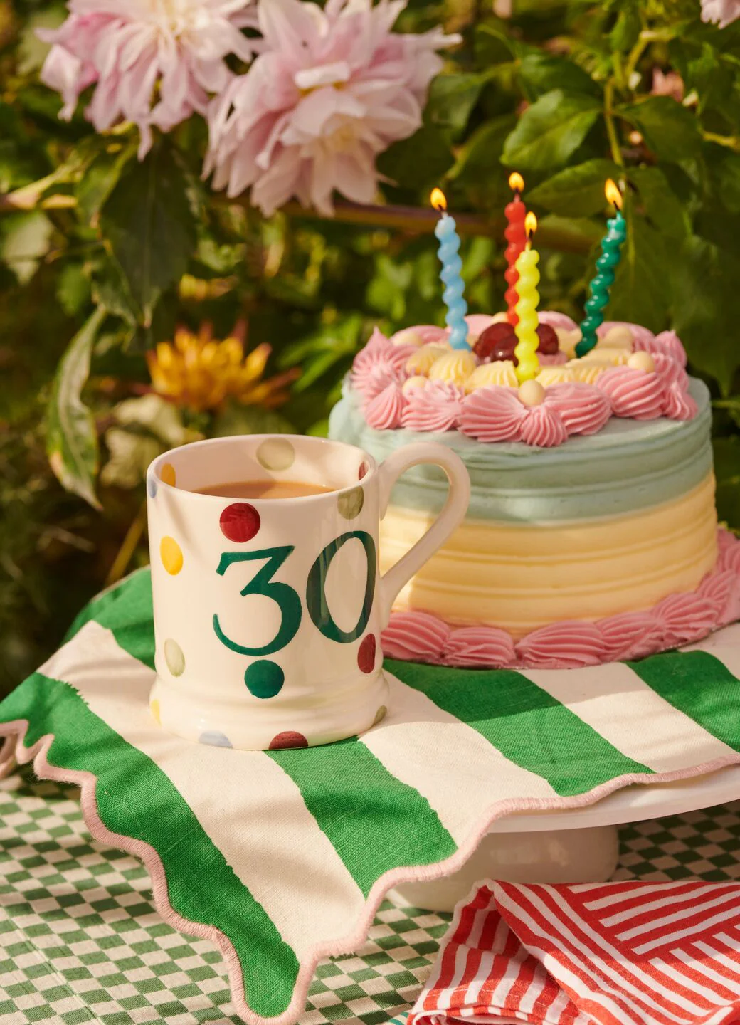 Personalised Milestone Birthday/Anniversary 1/2 Pint Mug - Image 4