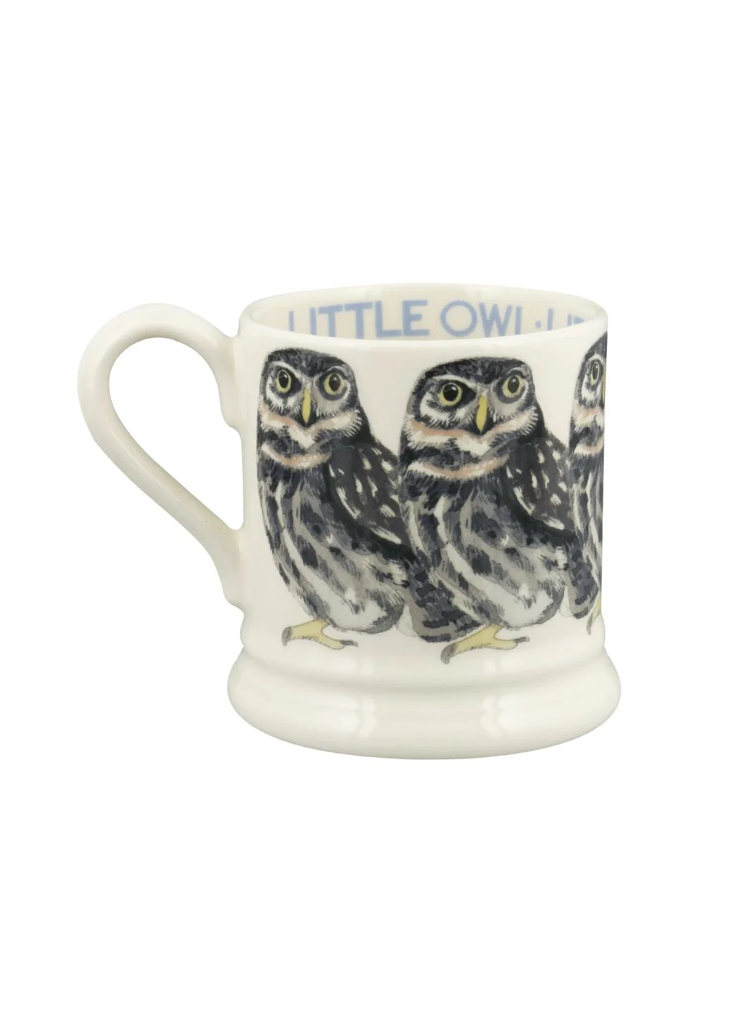Birds Little Owl 1/2 Pint Mug - Image 3