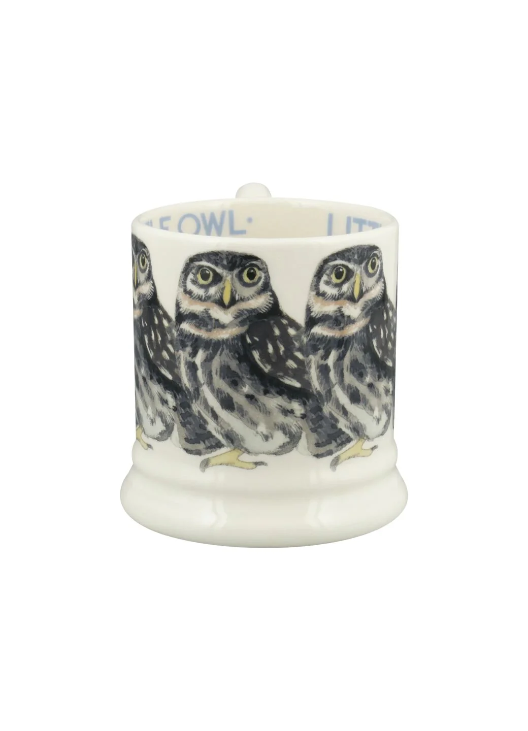 Birds Little Owl 1/2 Pint Mug - Image 4