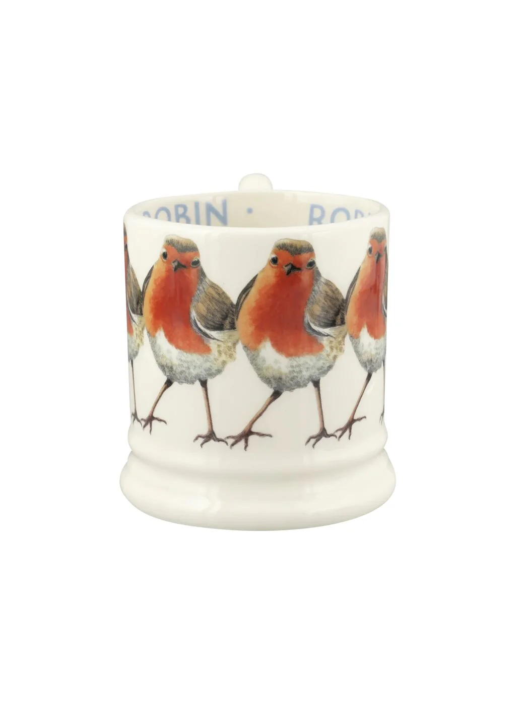 Birds Robin 1/2 Pint Mug - Image 4