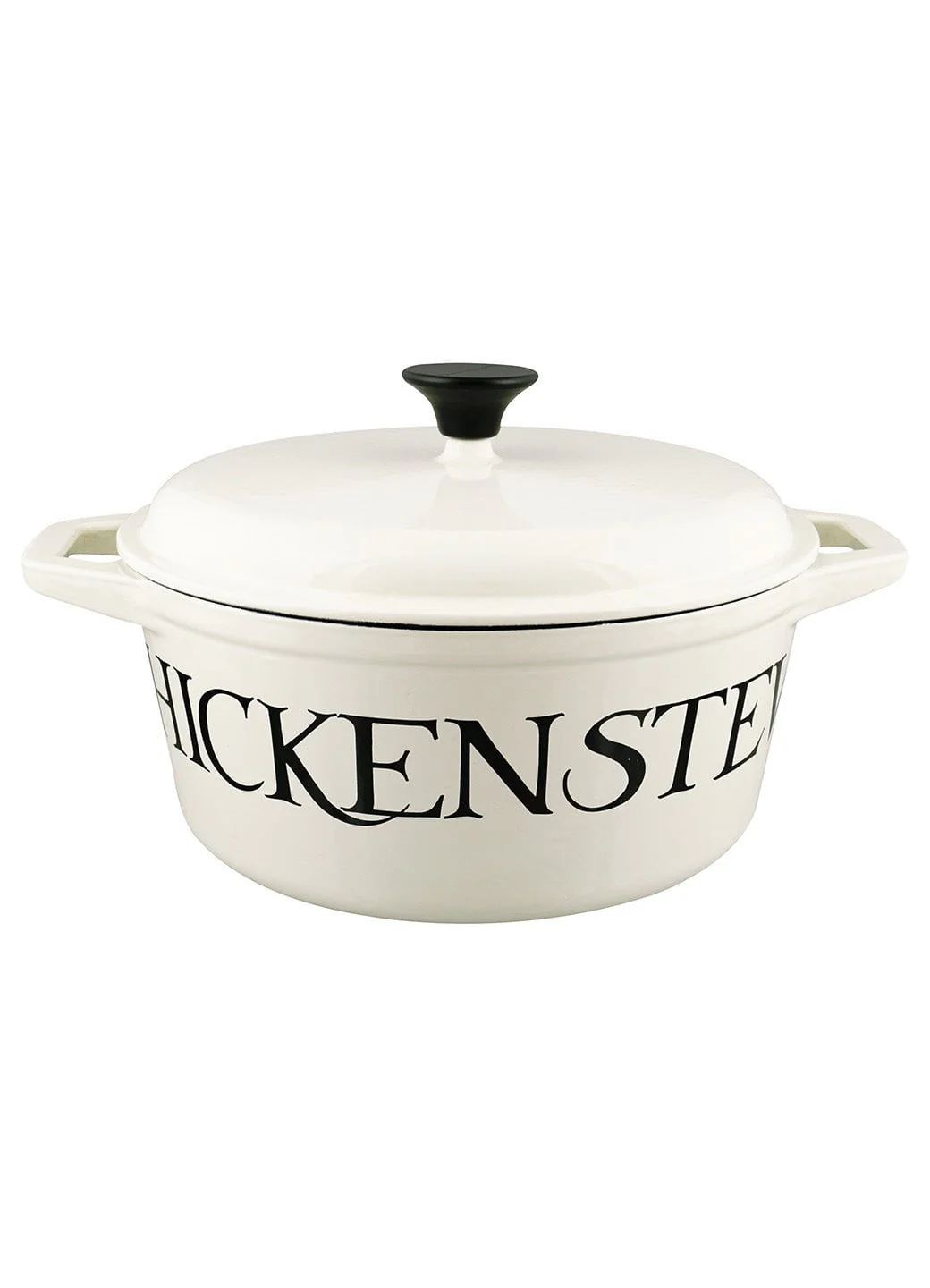Black Toast Cast Iron Casserole Pot - Image 3