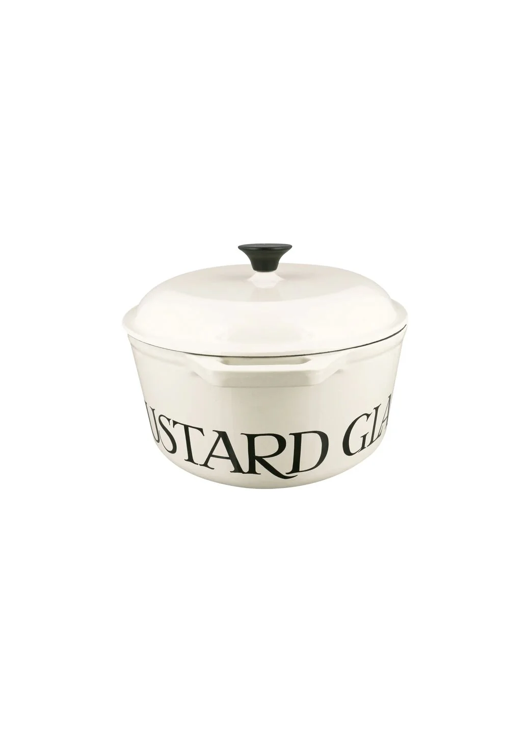 Black Toast Cast Iron Oval Casserole Pot - Image 5