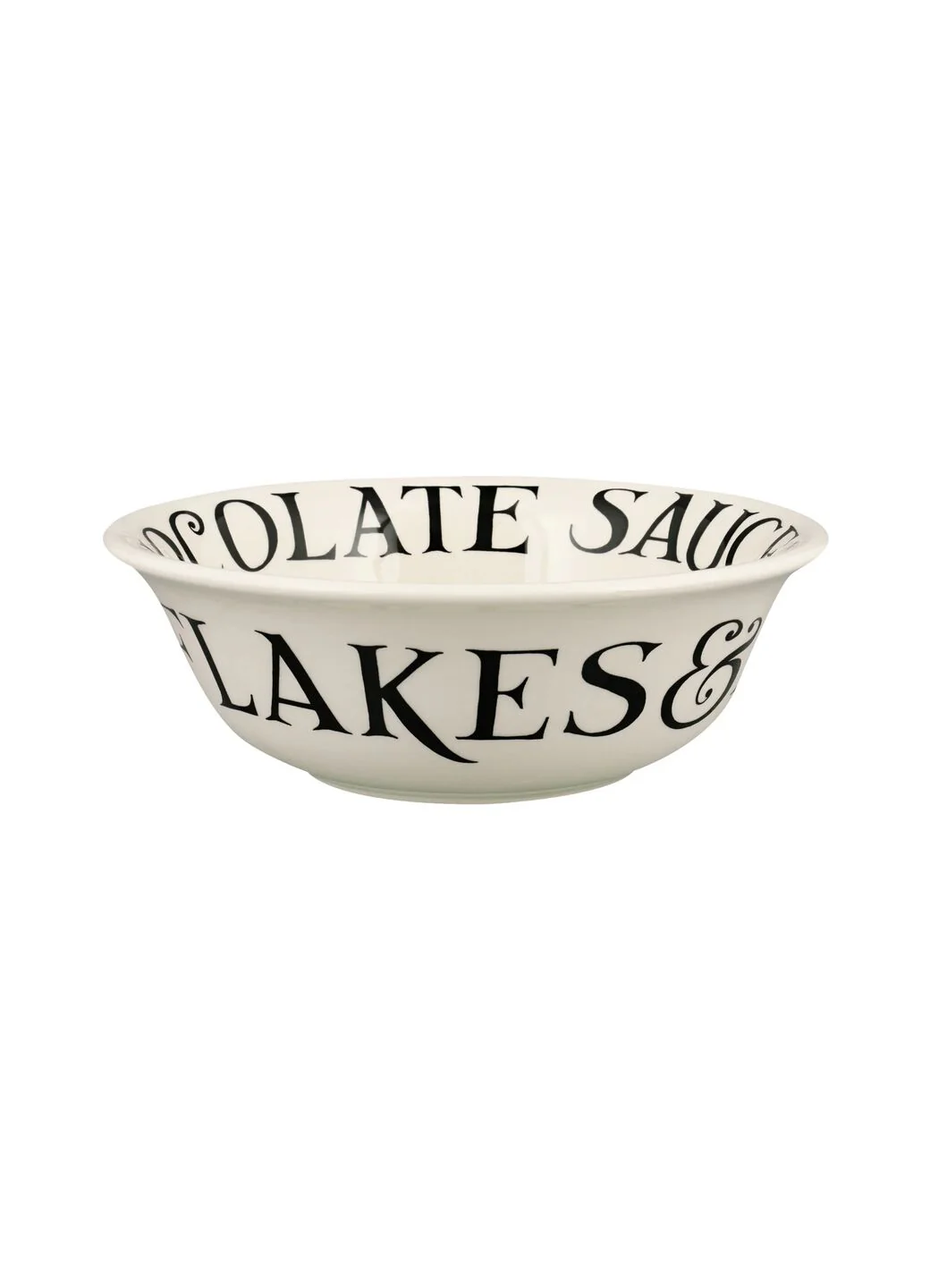 Black Toast Cereal Bowl - Image 2