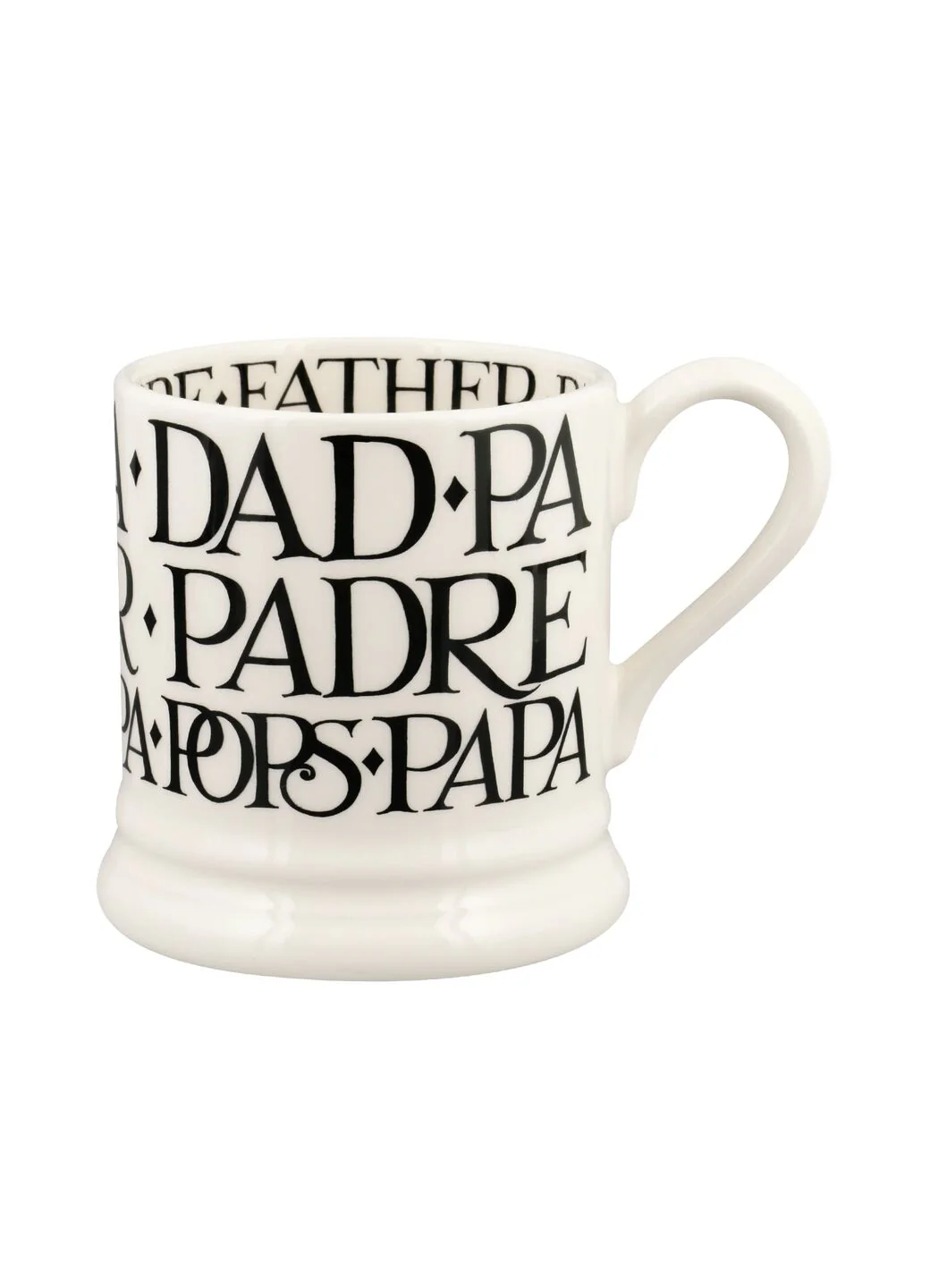 Black Toast Dad 1/2 Pint Mug - Image 2