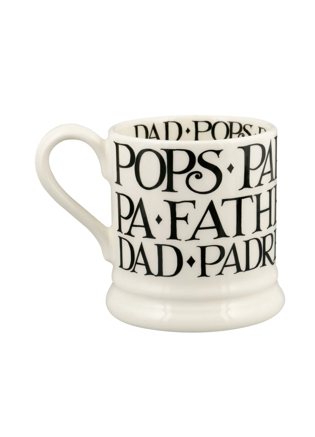 Black Toast Dad 1/2 Pint Mug - Image 4