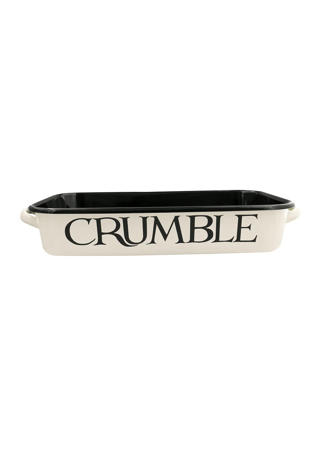 Black Toast Enamel Roasting Dish with Handles 38cm - Image 3