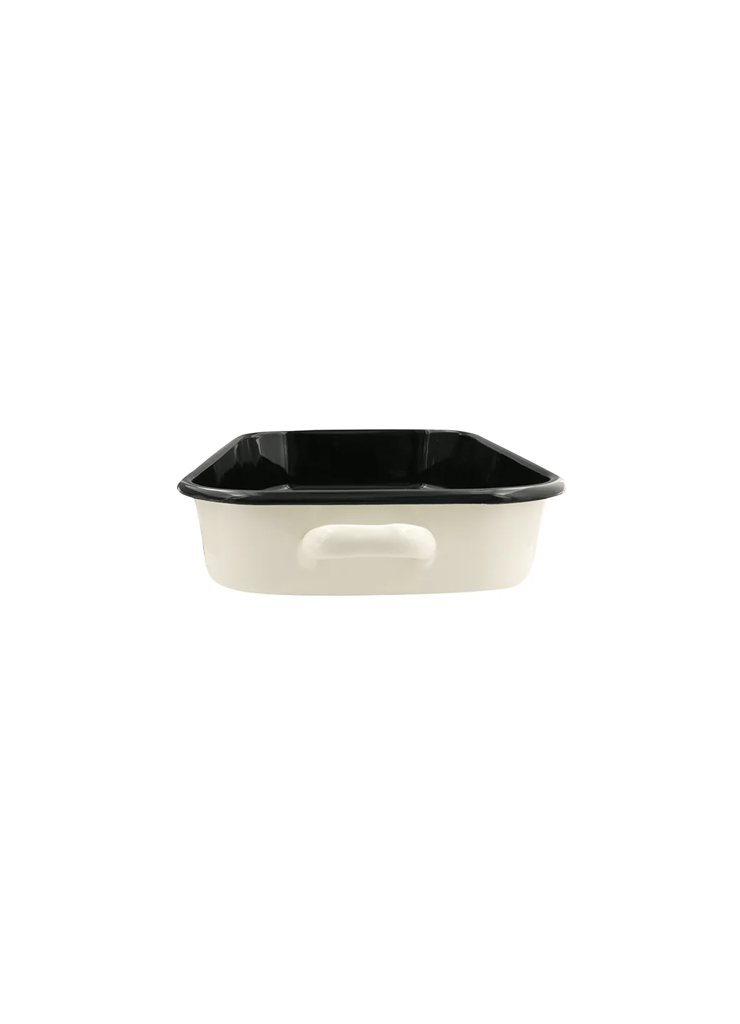 Black Toast Enamel Roasting Dish with Handles 38cm - Image 5