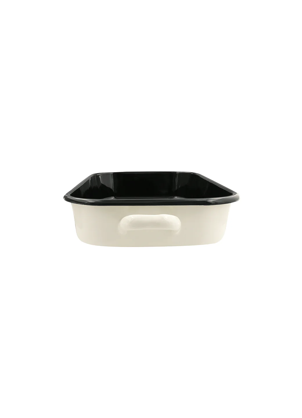 Black Toast Enamel Roasting Dish with Handles 40cm - Image 4