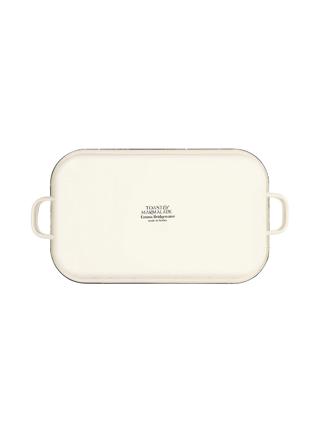 Black Toast Enamel Roasting Dish with Handles 40cm - Image 6