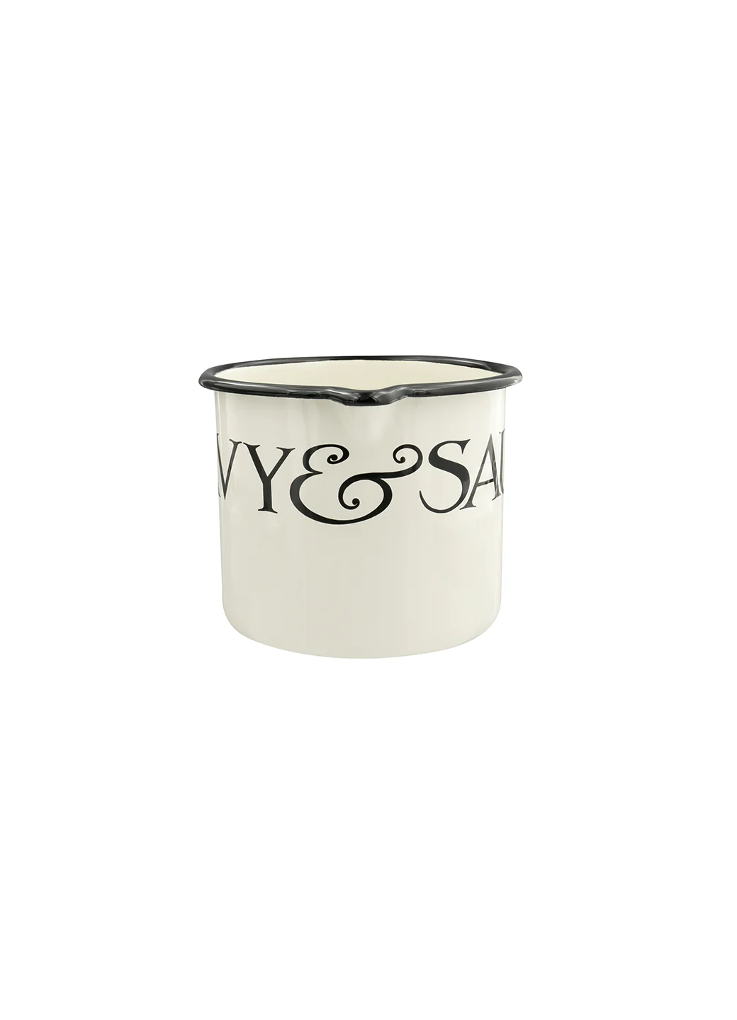 Black Toast Large Enamel Jug - Image 5