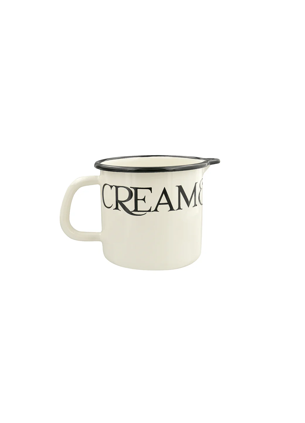Black Toast Medium Enamel Jug - Image 4