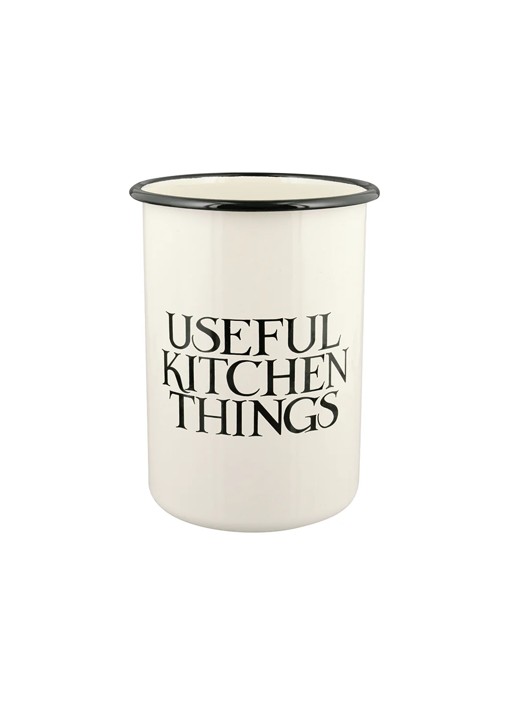 Black Toast Enamel Utensils Storage Pot - Image 2