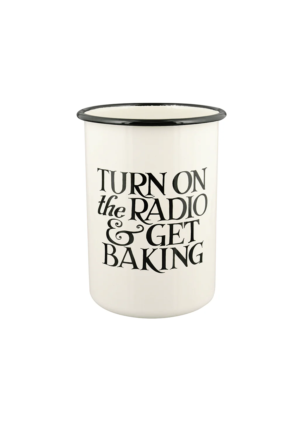 Black Toast Enamel Utensils Storage Pot - Image 3