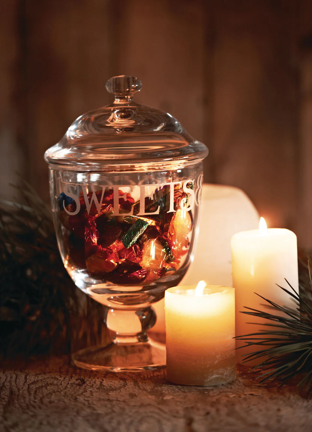 Black Toast Crystal Glass Sweetie Jar - Image 3
