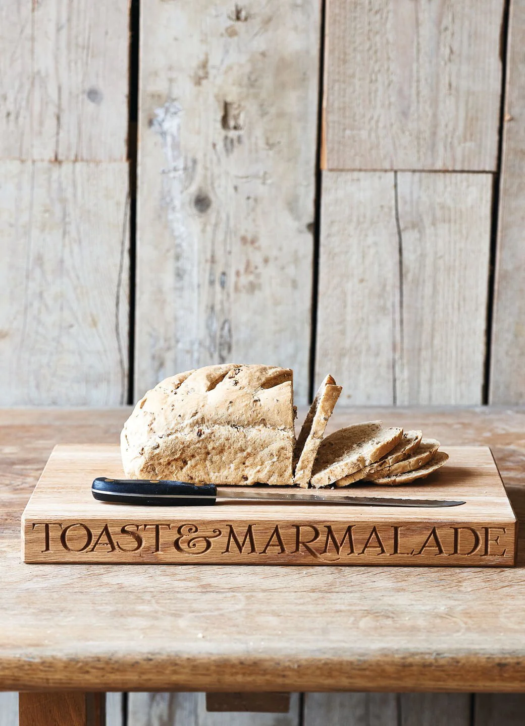 Black Toast Large Wooden Chopping Board - Image 5