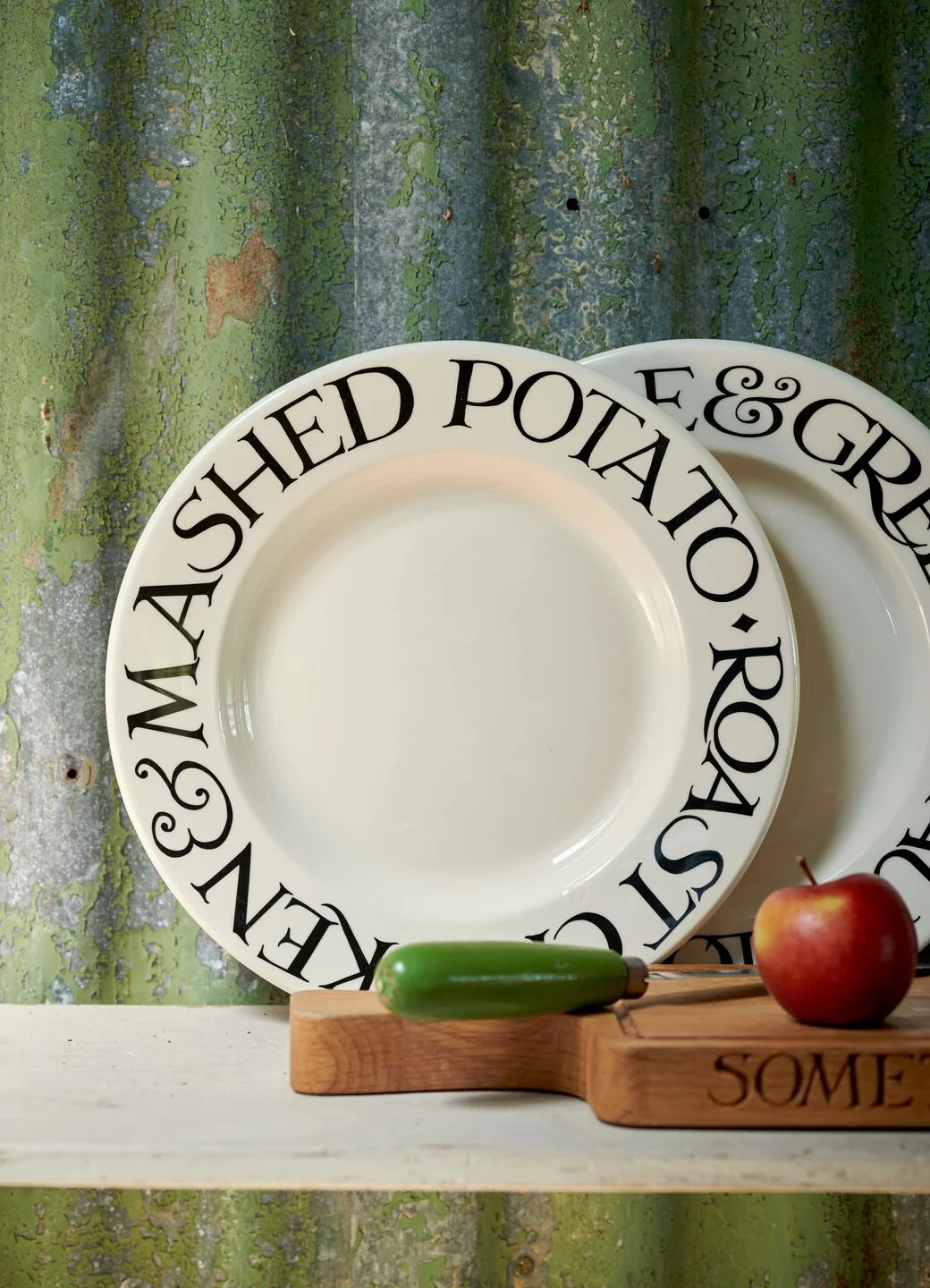 Black Toast Roast Chicken Large Dinner Plate, 10.5 Inch - Image 3
