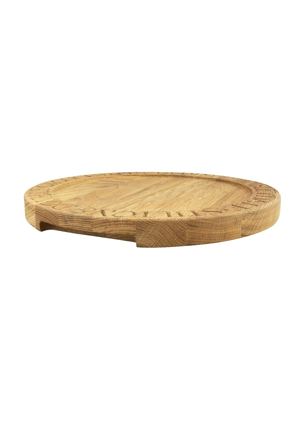 Black Toast Round Wooden Cheese Board - Image 3