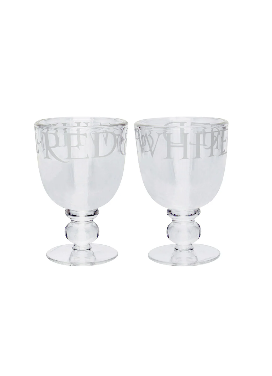 Black Toast Set Of 2 Small Wine Crystal Glasses - Image 2
