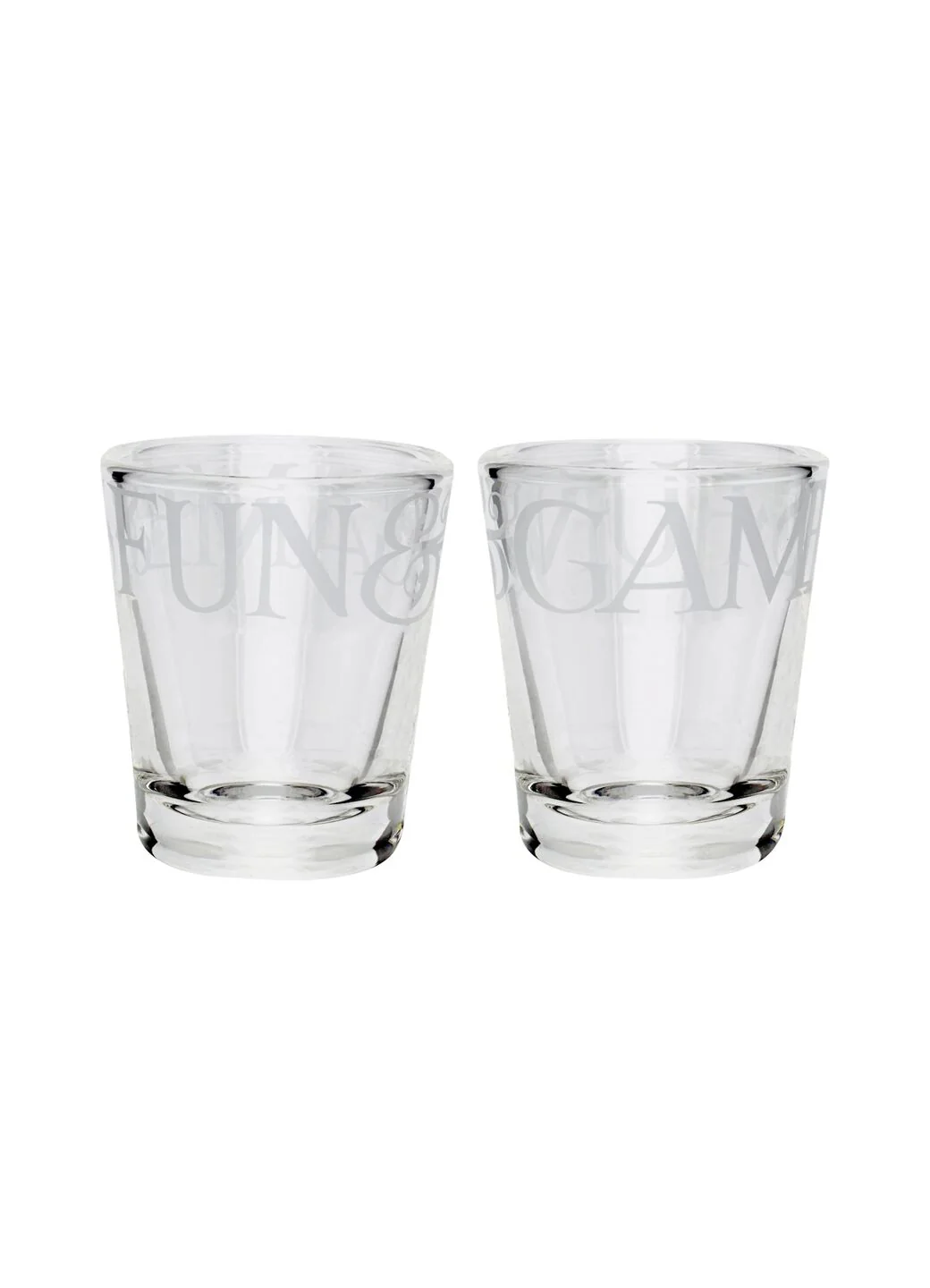 Black Toast Small Crystal Glass Tumbler Set of 2 - Image 3