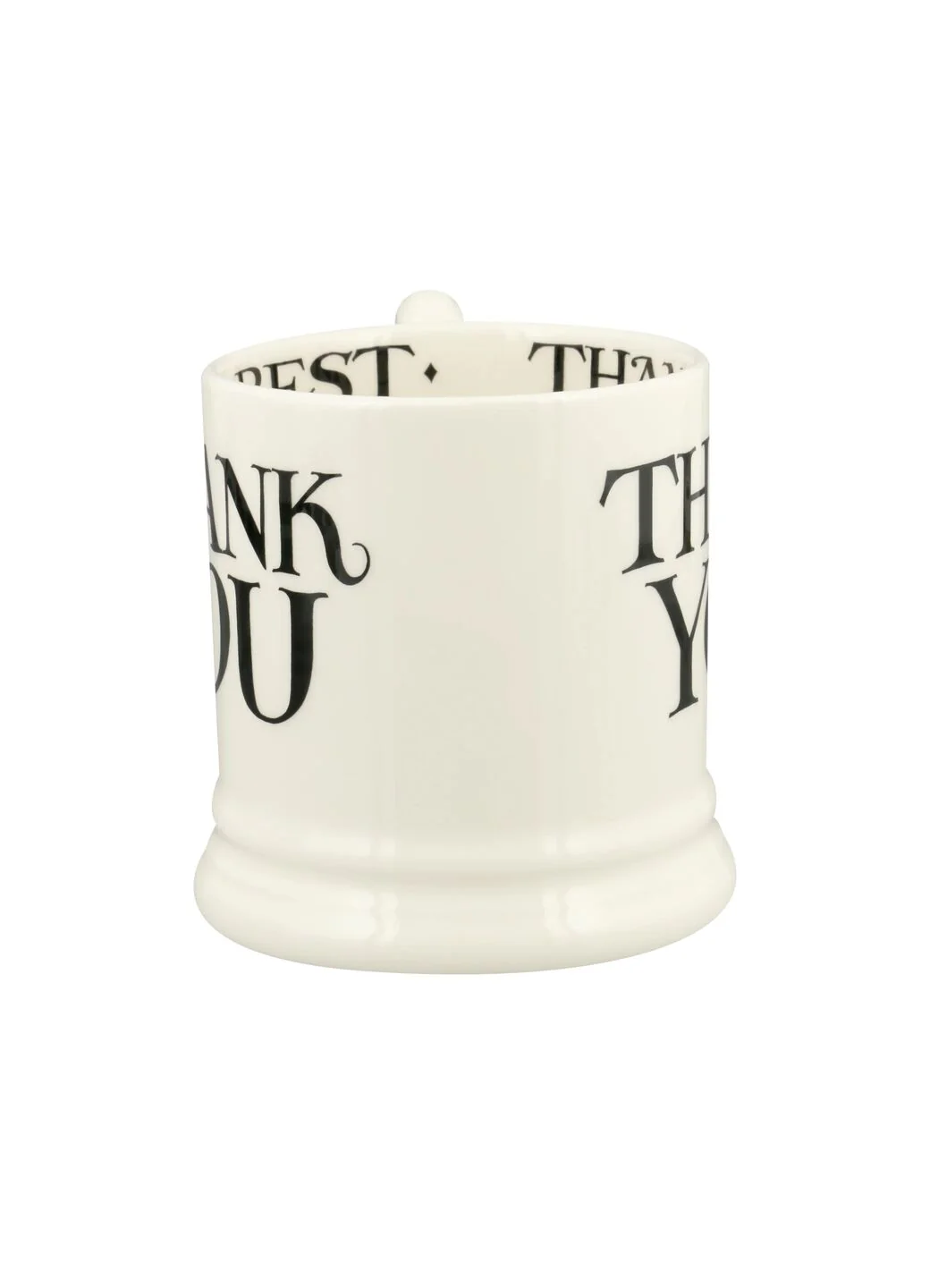 Black Toast Thank You 1/2 Pint Mug - Image 5