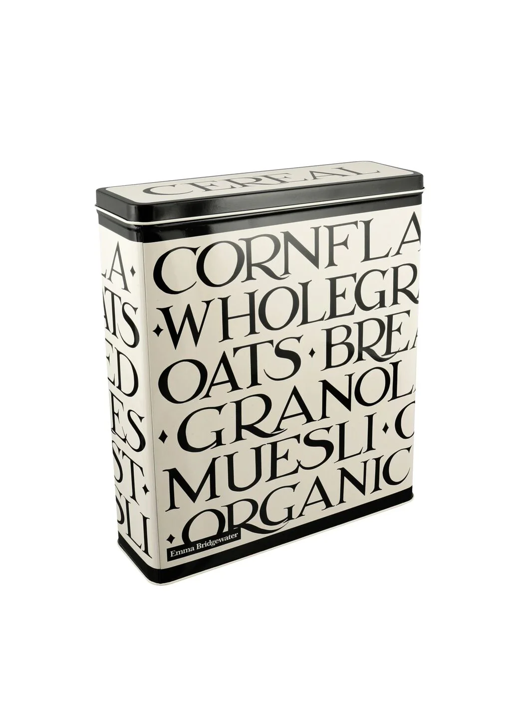 Black Toast Tin Cereal Container - Image 3
