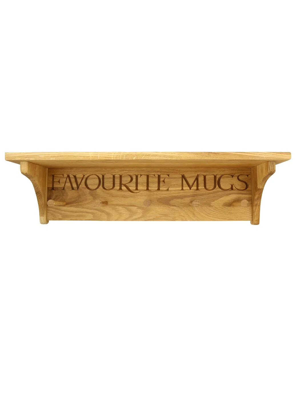 Black Toast Wooden Kitchen Shelf - Image 2
