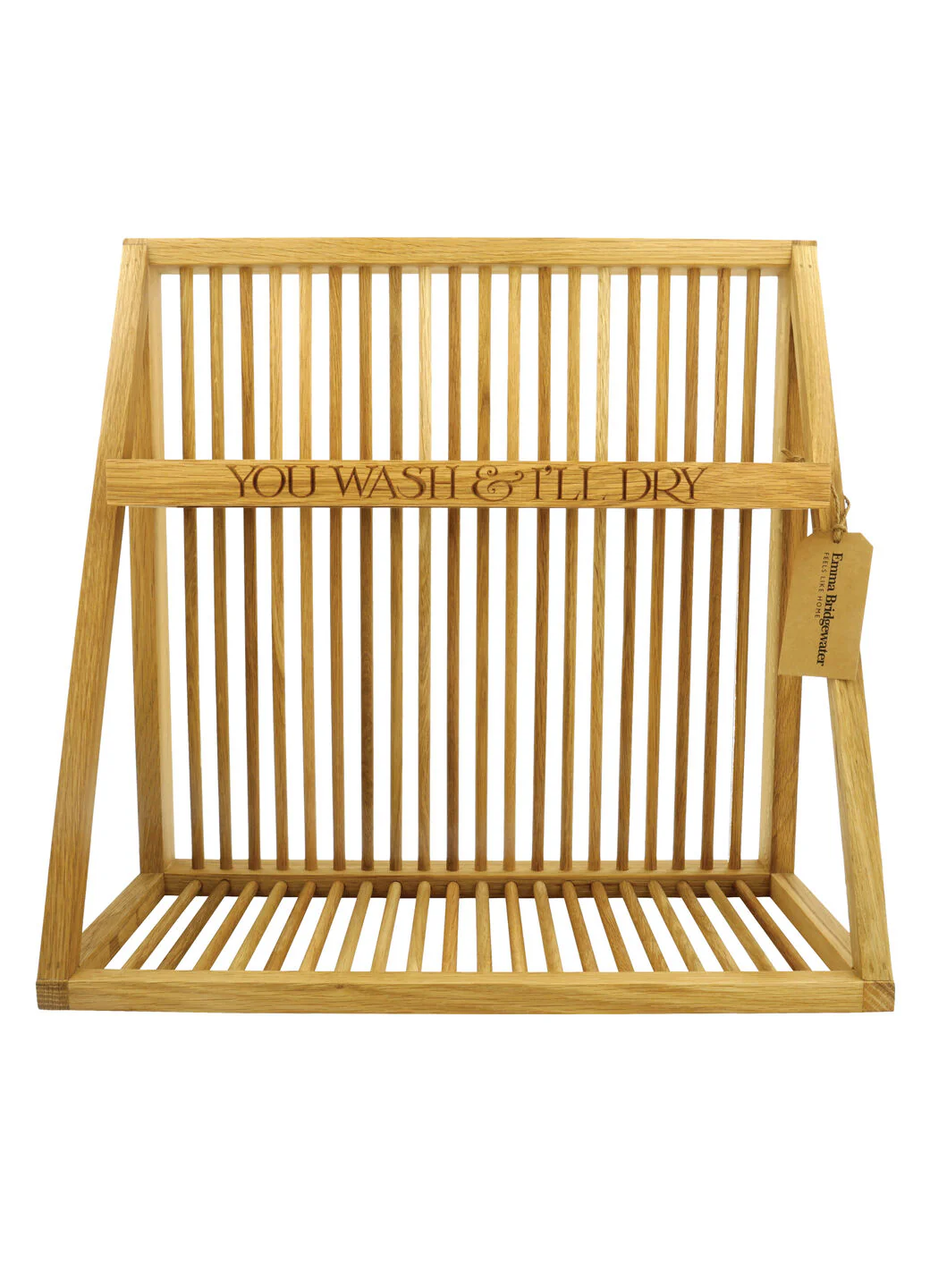 Black Toast Wooden Plate Rack - Image 2