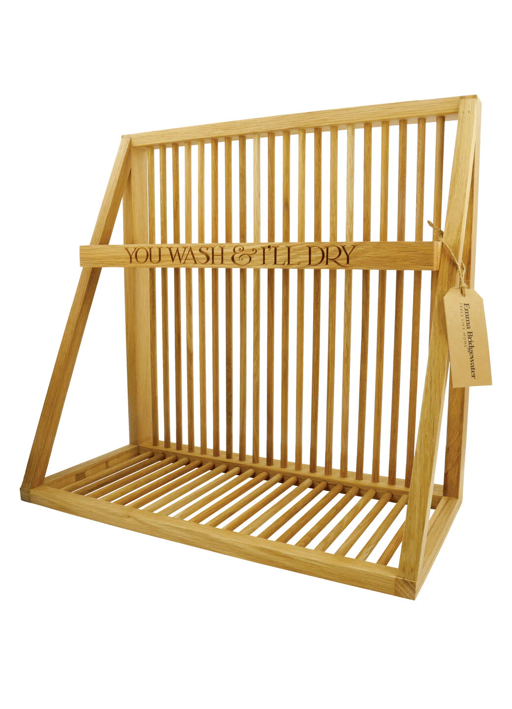 Black Toast Wooden Plate Rack - Image 3