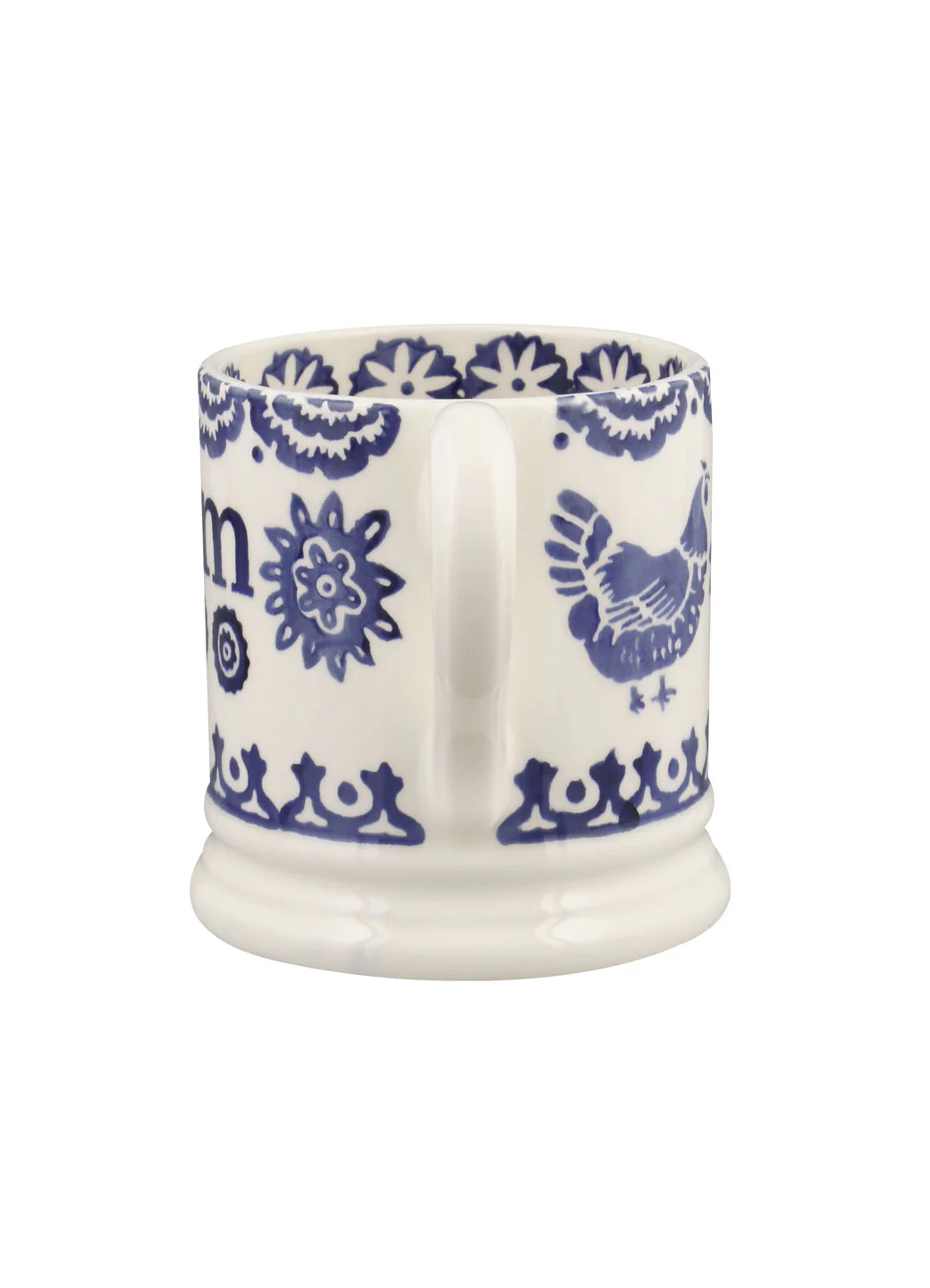 Blue Hen & Border Mum 1/2 Pint Mug - Image 3