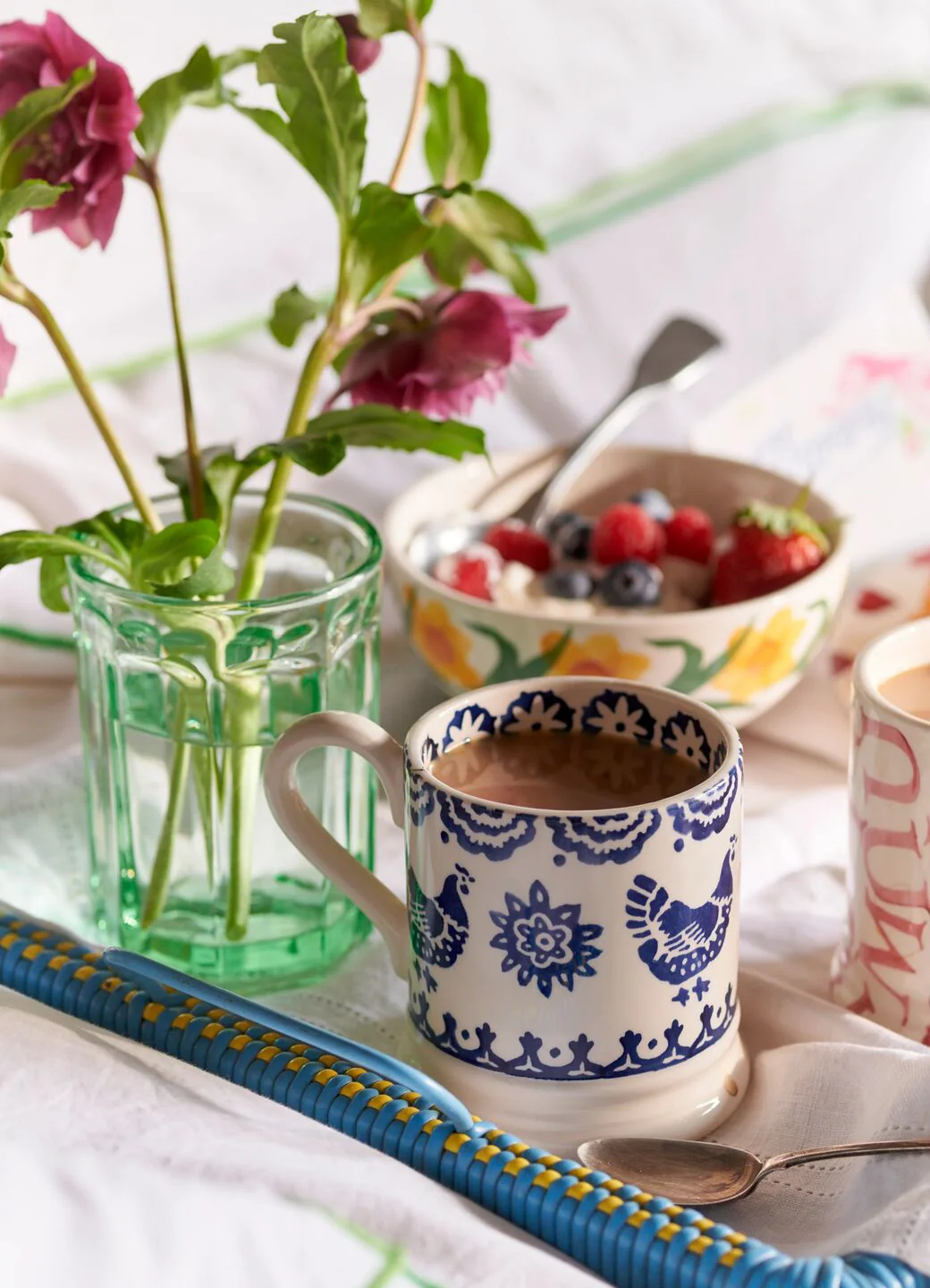 Blue Hen & Border Mum 1/2 Pint Mug - Image 7