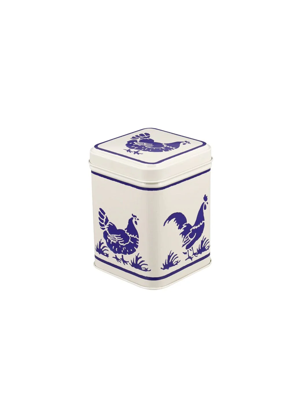Blue Hen Small Square Tin Caddy - Image 3