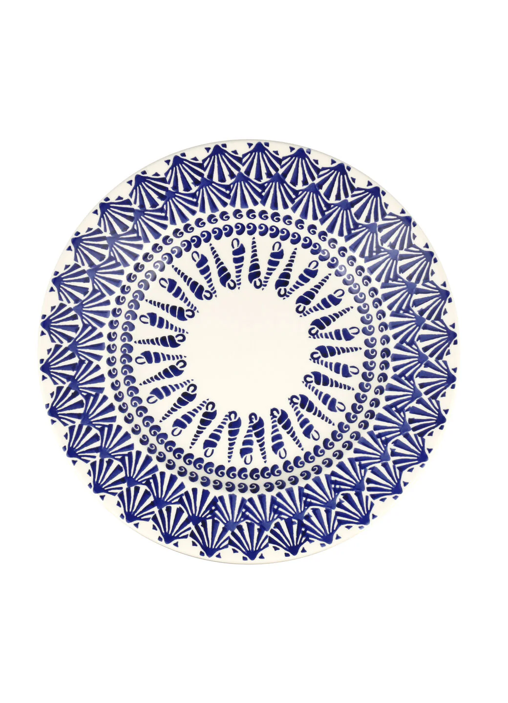 Blue Shells Large Dinner Plate, 10.5 Inch - Image 2