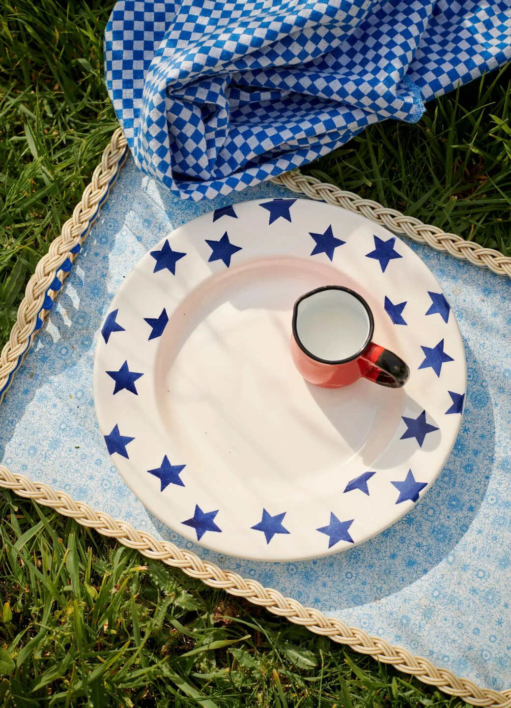 Blue Star Large Dinner Plate, 10.5 Inch - Set of 4 - Image 5