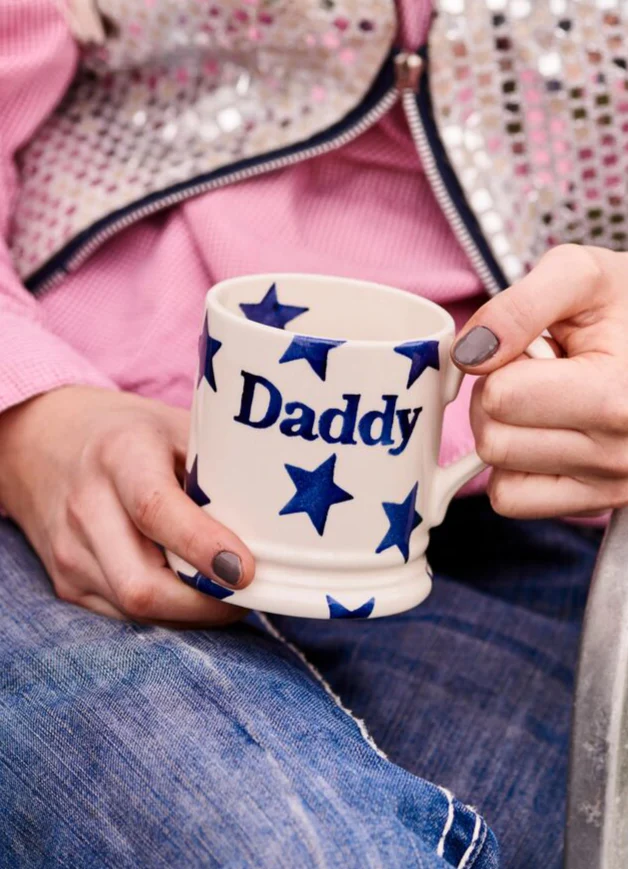 Blue Star Daddy 1/2 Pint Mug - Image 6