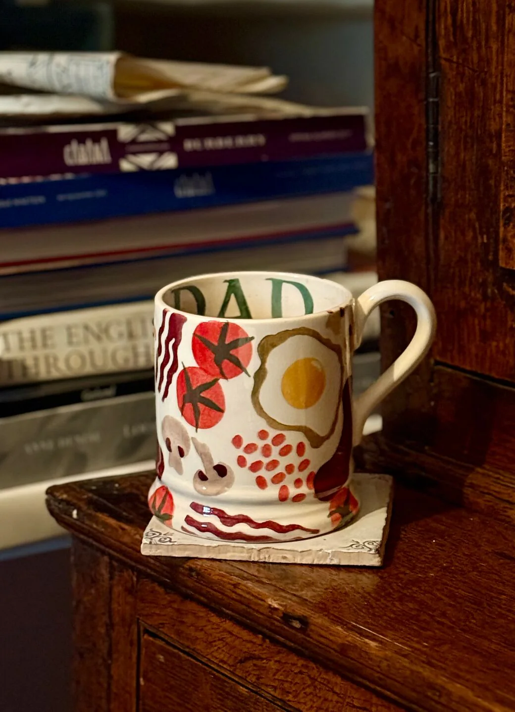 Breakfast Dad 1/2 Pint Mug - Image 9