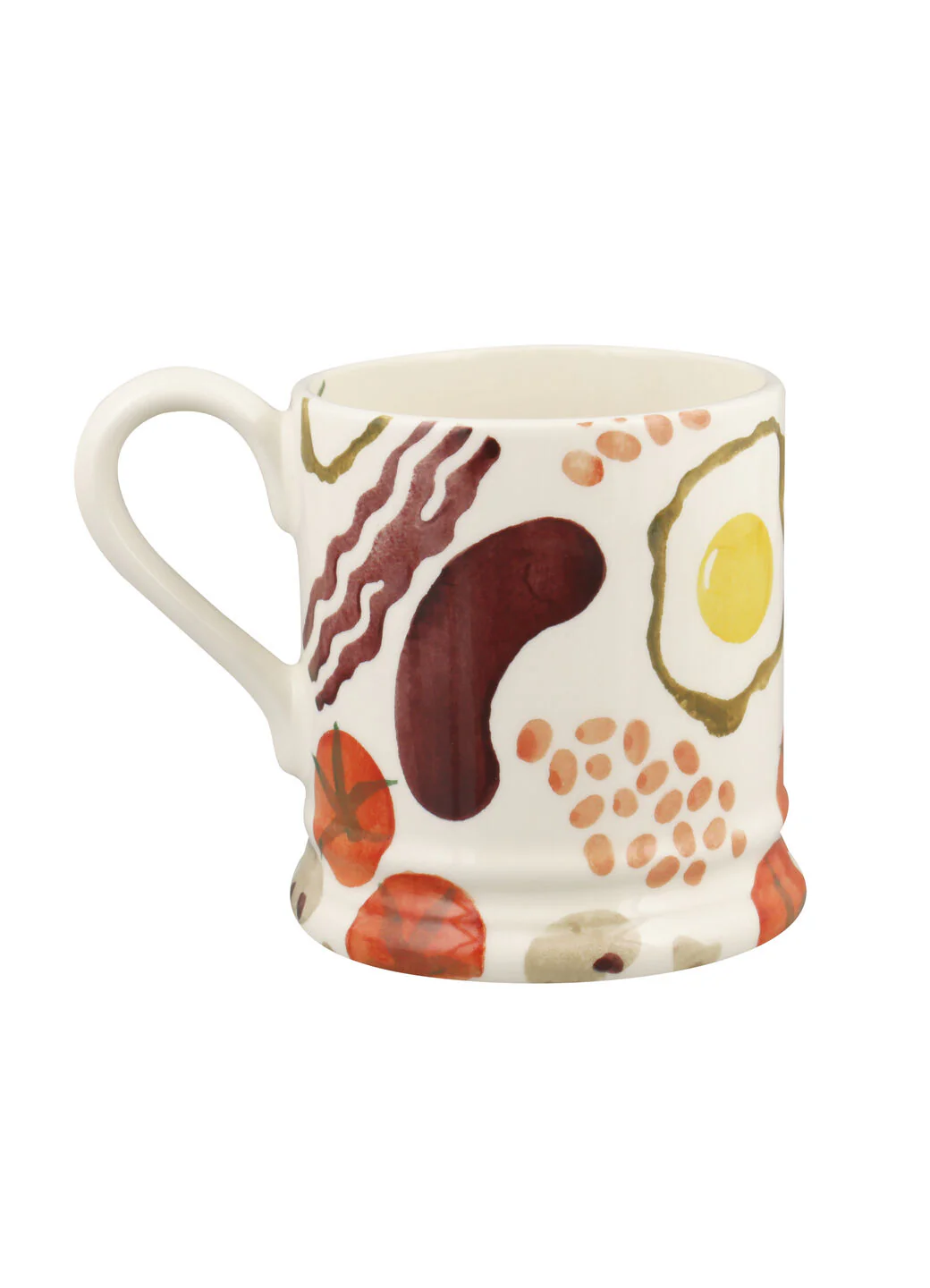 Breakfast Grandpa 1/2 Pint Mug - Image 3