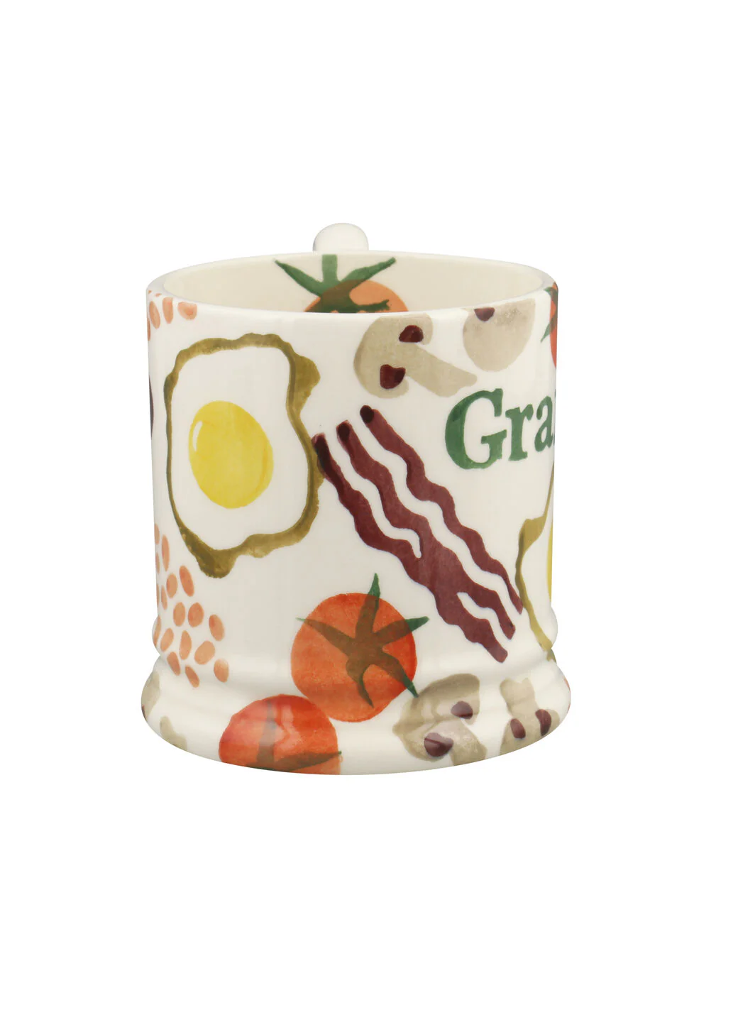 Breakfast Grandpa 1/2 Pint Mug - Image 4