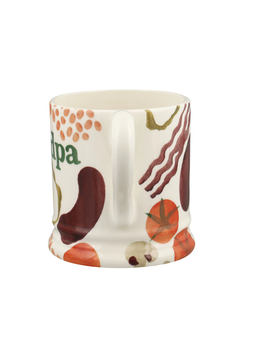 Breakfast Grandpa 1/2 Pint Mug - Image 5
