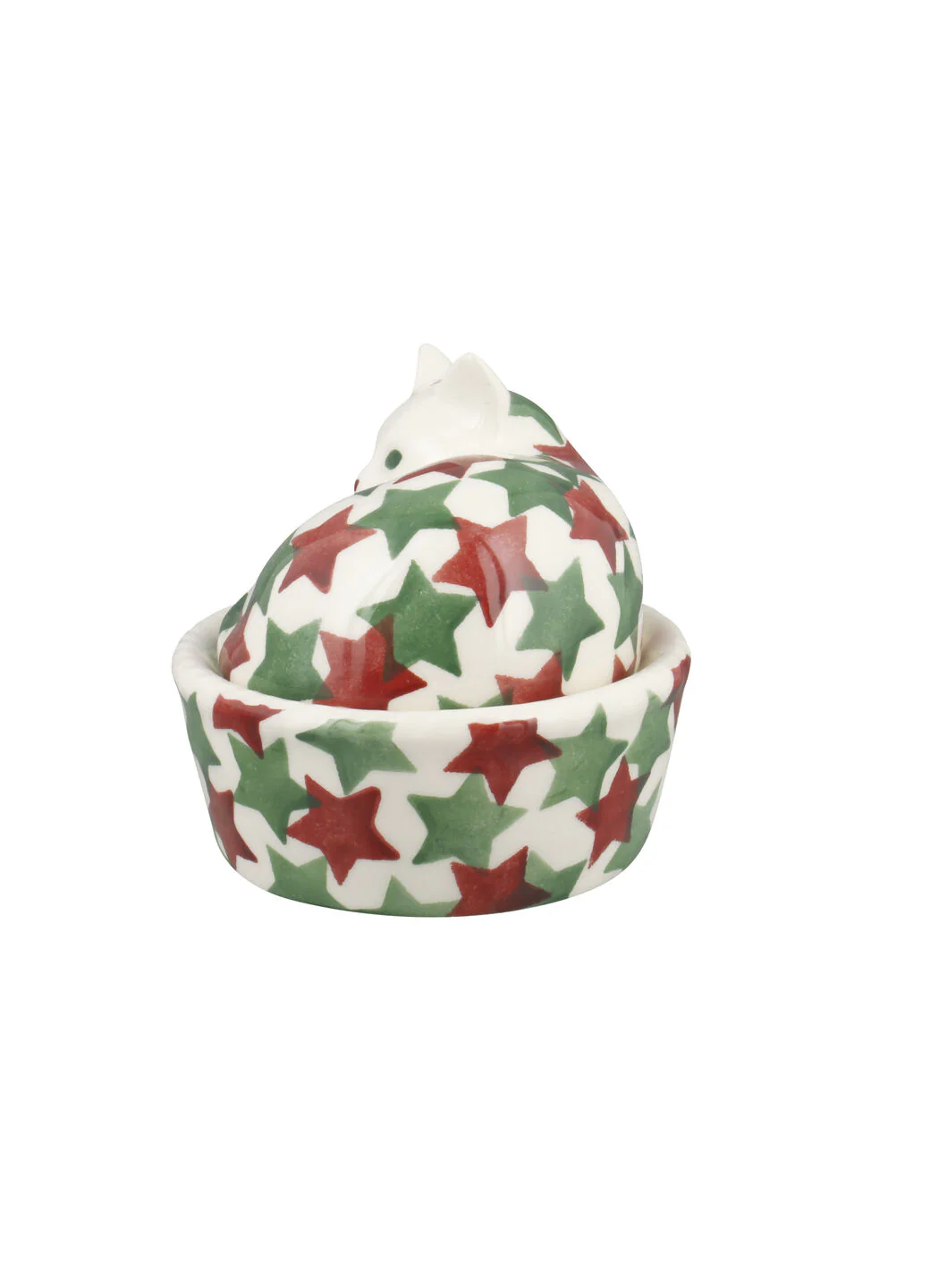 Christmas Stars Small Cat On Basket - Image 3