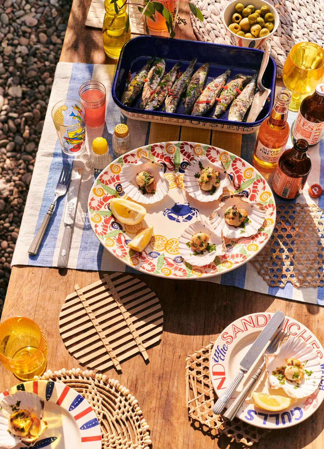 Crabs & Shrimps Medium Oval Platter - Image 3