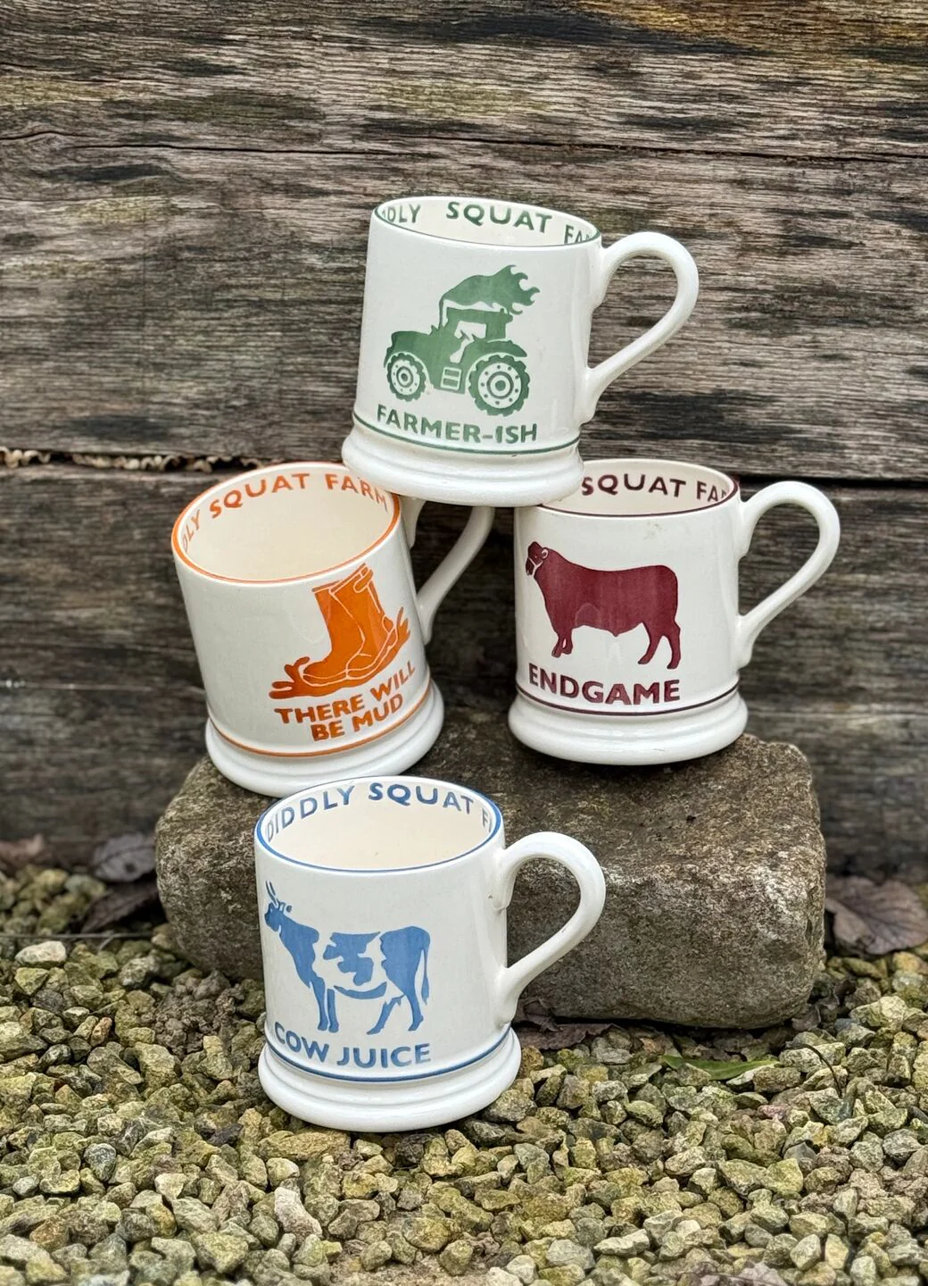 Diddly Squat Farm There Will Be Mud 1/2 Pint Mug - Image 11