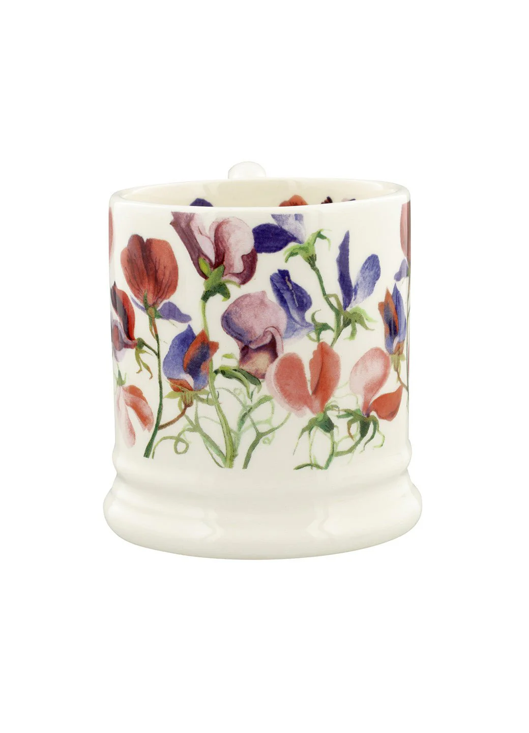 Flowers Sweet Pea Multi 1/2 Pint Mug - Image 3