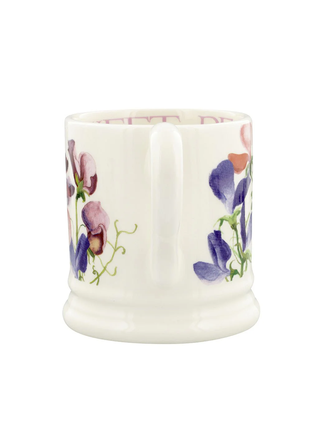 Flowers Sweet Pea Multi 1/2 Pint Mug - Image 4