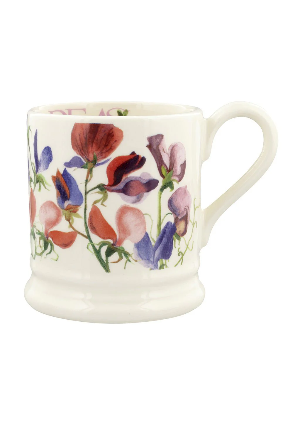 Flowers Sweet Pea Multi 1/2 Pint Mug - Image 5