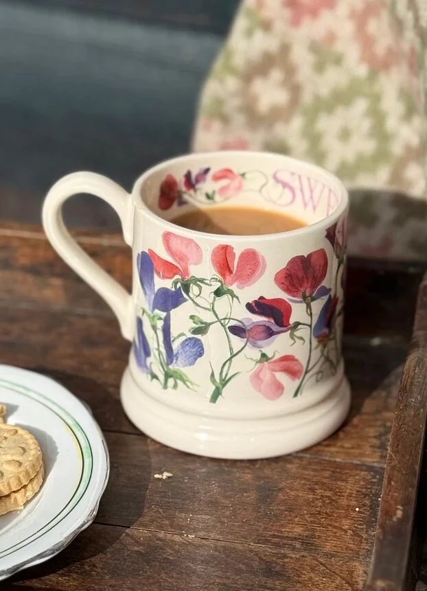 Flowers Sweet Pea Multi 1/2 Pint Mug - Image 7