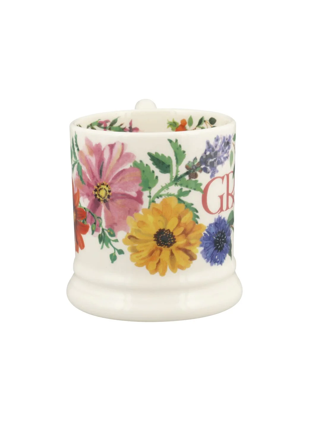 Garden Flowers Granny 1/2 Pint Mug - Image 5