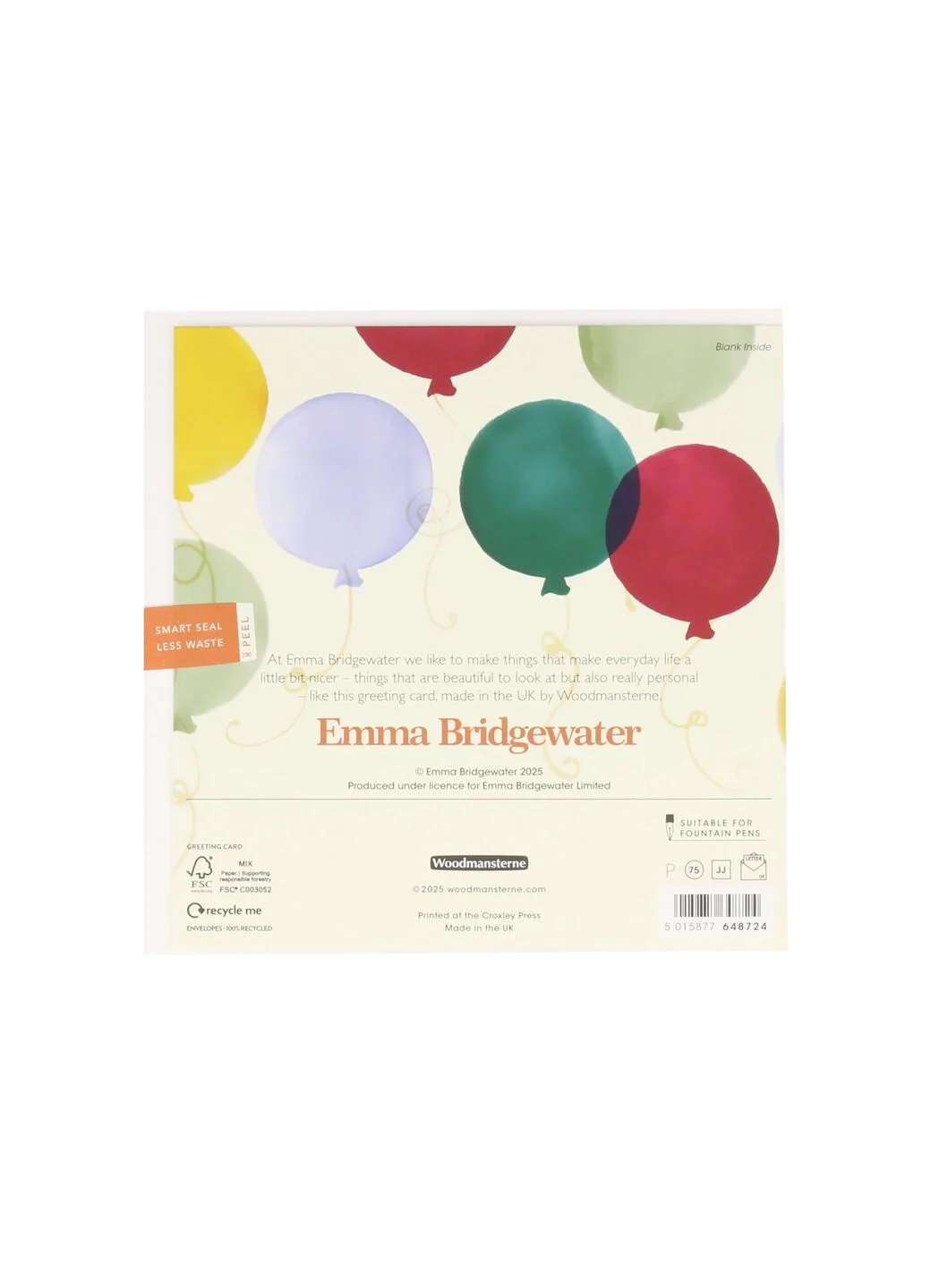 Happy Birthday Balloons Card - Image 3