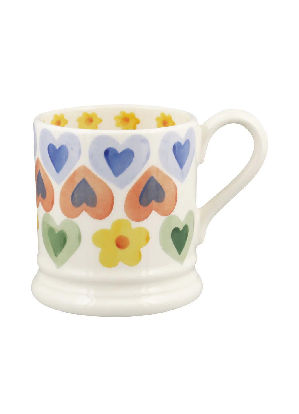 Hearts & Flowers 1/2 Pint Mug - Image 2
