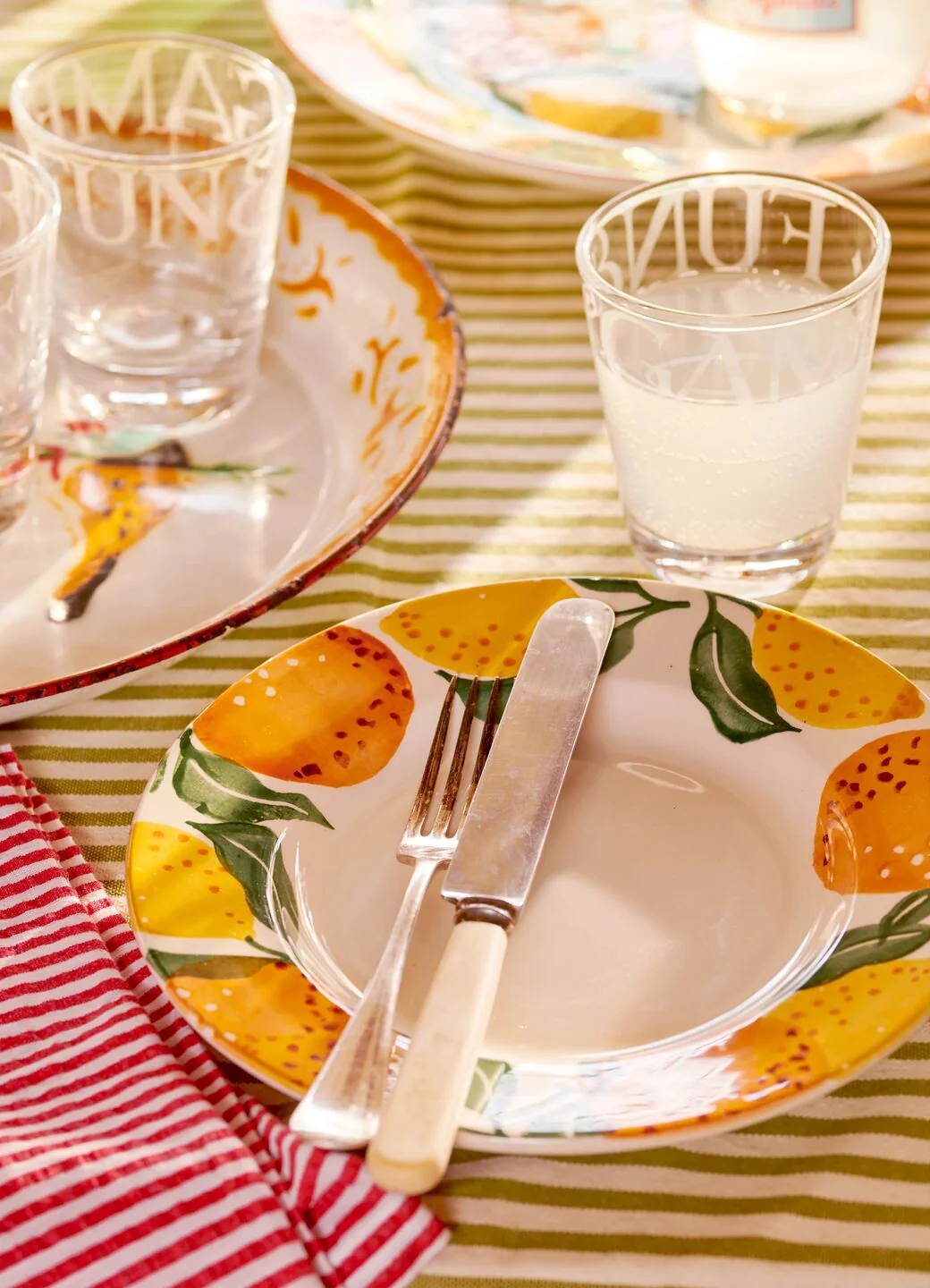 Oranges & Lemons Dessert Plate - Image 4